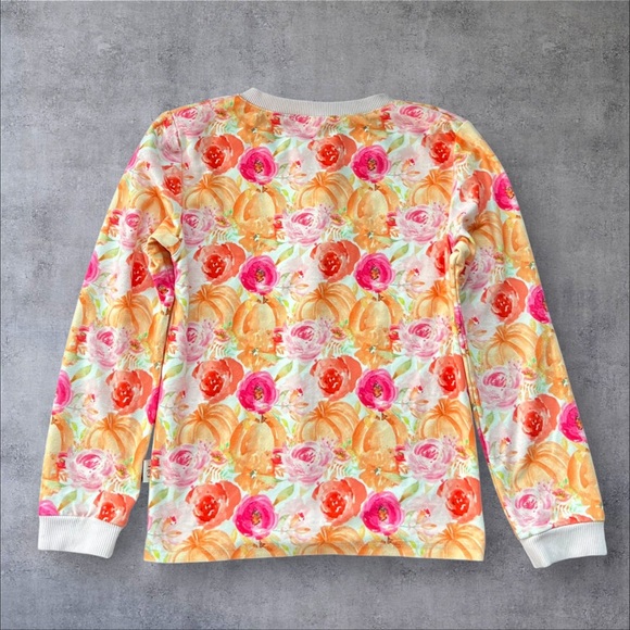 Jane + Jo Pumpkin Floral Pajamas Size 6 - Picture 6 of 12